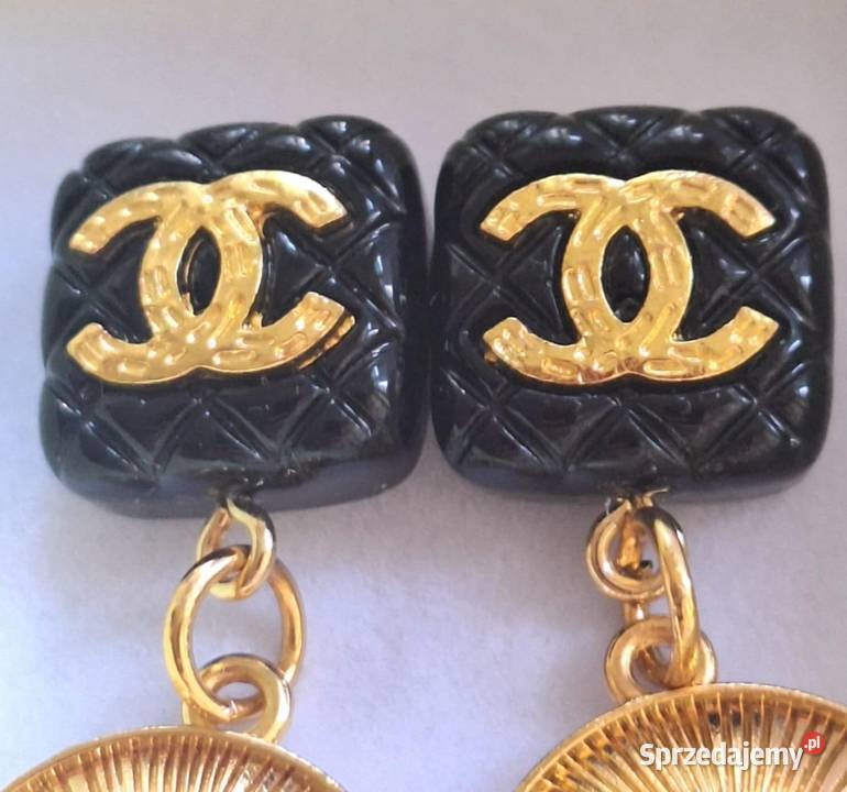 kolczyki Chanel z zawieszek