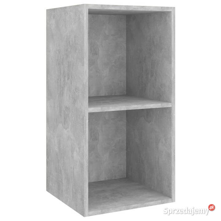 Wisząca szafka pod TV szarość betonu 37x37x72 Warszawa sprzedam