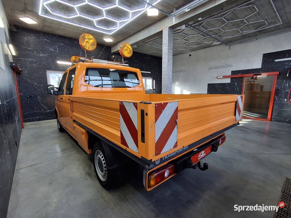 Volkswagen Transporter T5 Lift Doka Brygadówka 105KM pomorskie Sierakowice