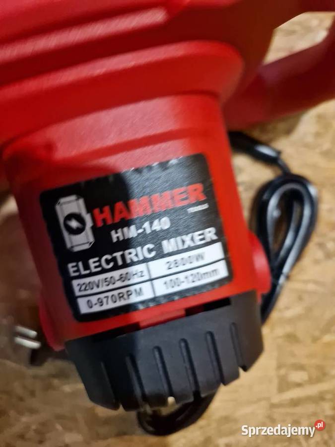 MIESZADŁO ELEKTRYCZNE DO ZAPRAW KLEJU BETONU MOC wielkopolskie Głogowa