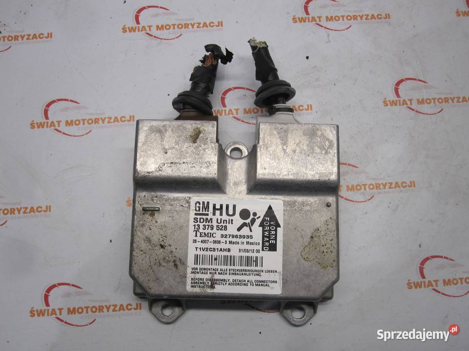 OPEL CORSA D LIFT 14 B 12r moduł AIRBAG 13379528 Komputery