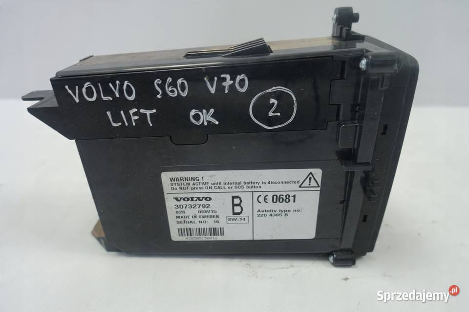 Volvo S60 V70 XC70 TELEFON panel telefonu Janów