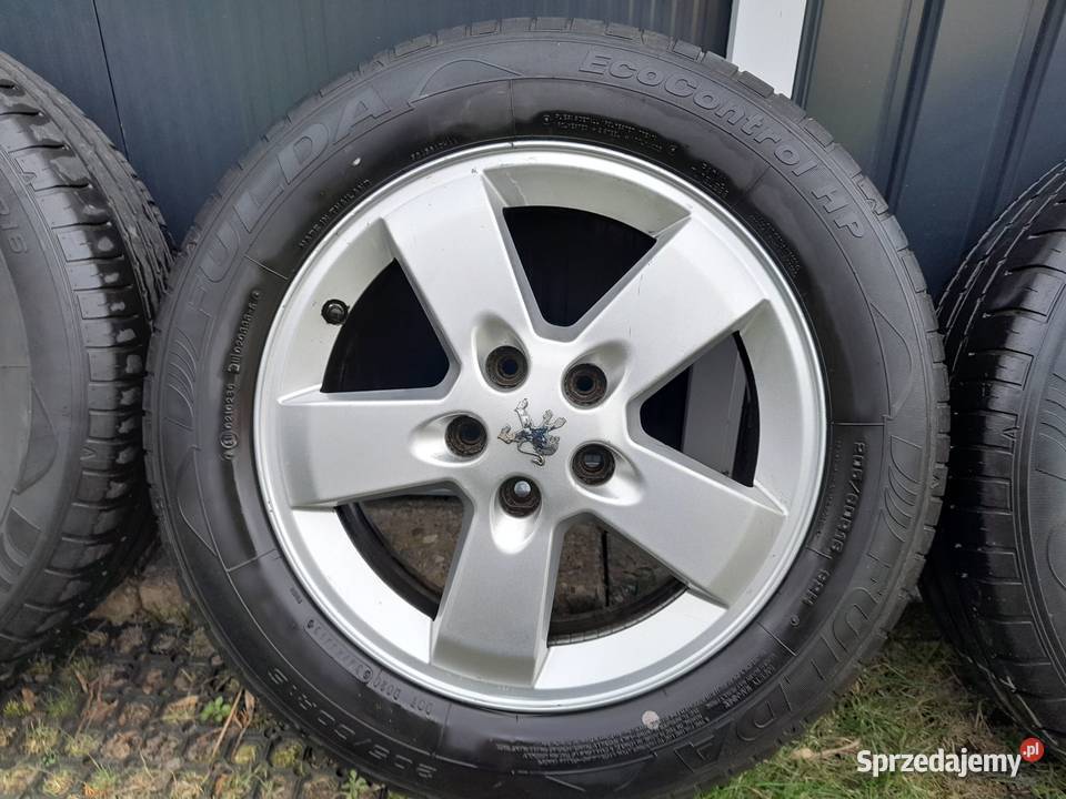 Koła letnie 16 5x108 OE Peugeot 9661506780 Średnica 16" Łódź
