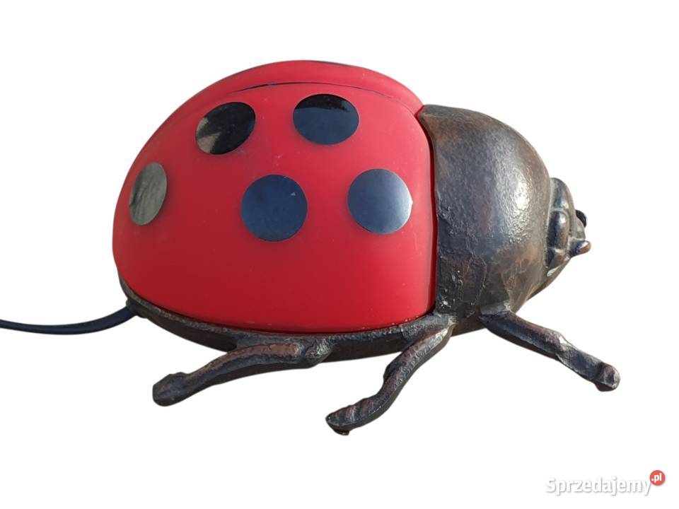 Stara lampa lampka w kształcie biedronki lata 70 śląskie Cieszyn