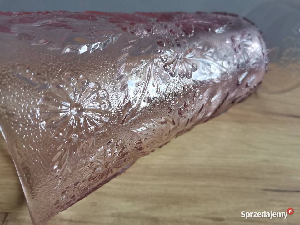 Stary wazon Strawberry Poziomki szkło Ząbkowice Siemianowice Śląskie
