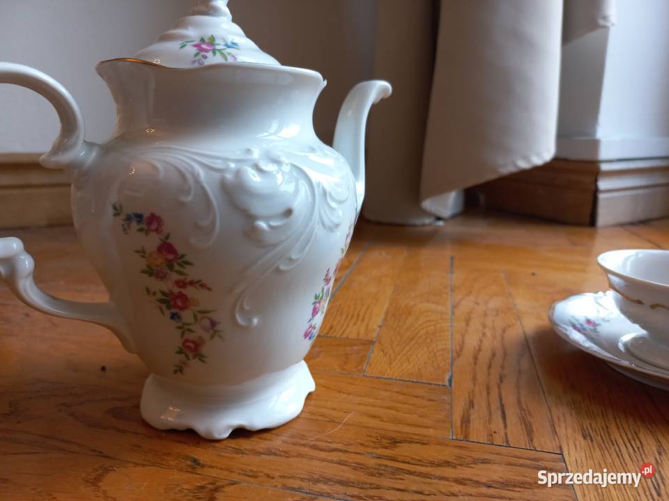 Zabytkowa porcelana z Wałbrzycha zestaw kawowy mazowieckie Piastów