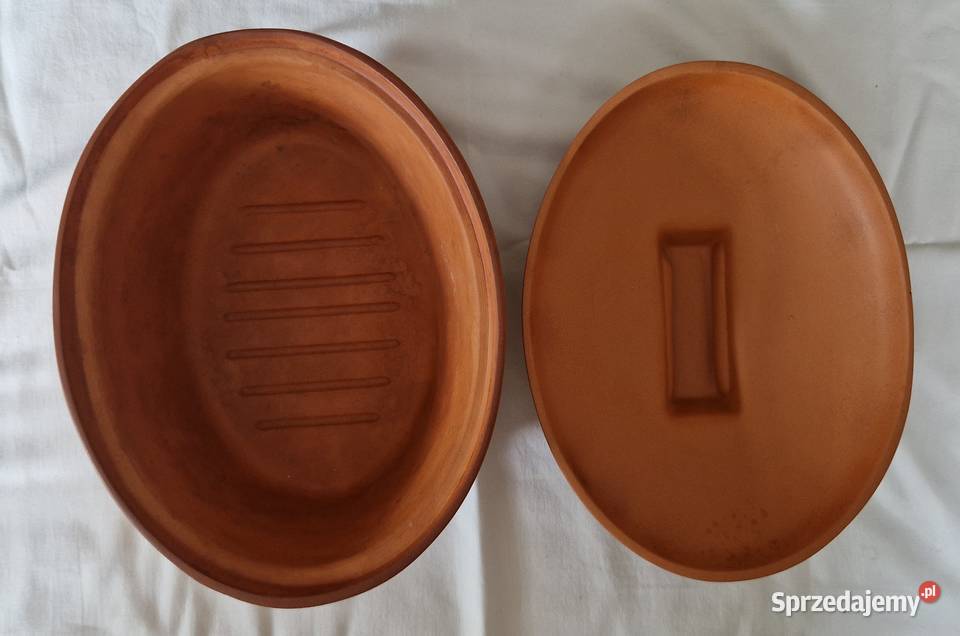 Garnek rzymski gliniany owalny nieszkliwiony z mazowieckie Warszawa