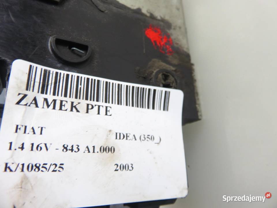 ZAMEK PRAWY TYLNY FIAT IDEA 350 51708422 osobowe