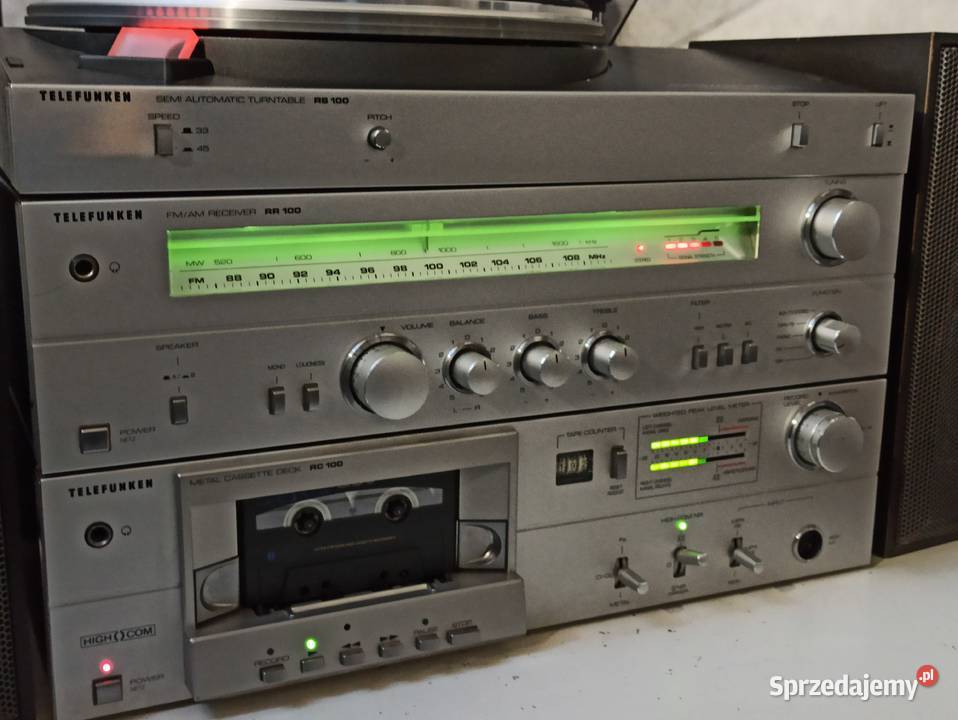 Wieża TELEFUNKEN RR100 Amplituner Magnetofon