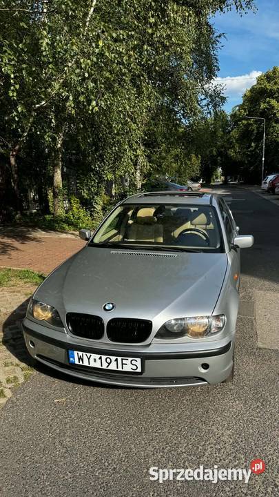 BMW Seria 3 BMW 325i E46 Sedan 25 R6 192 Skóra elektryczne lusterka Warszawa
