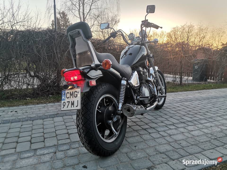 CHOPPER KAWASAKI LTD 454450EN 500 ZAREJESTROWANY Trzeciewiec
