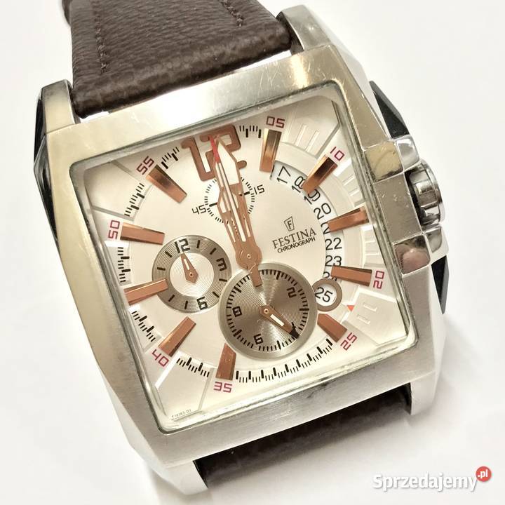 FESTINA F16363 Chronograph Zegarek męski KWADRAT Warszawa