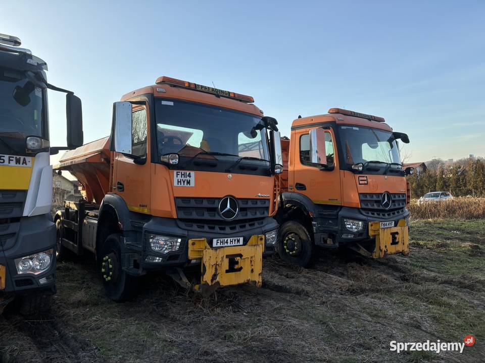 Mercedes Arocs 1824 piaskarka solarka econ 4x4 9000kg Pługi (piaskarki) podkarpackie Ropczyce