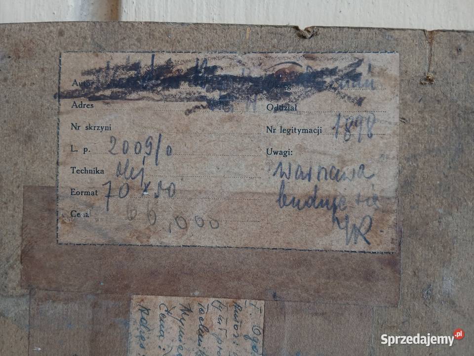 Stary projekt architektoniczny budynku niemiecki