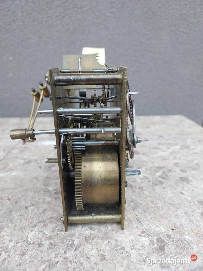 M032 Mechanizm starego zegara ściennego pełna pomorskie Tczew