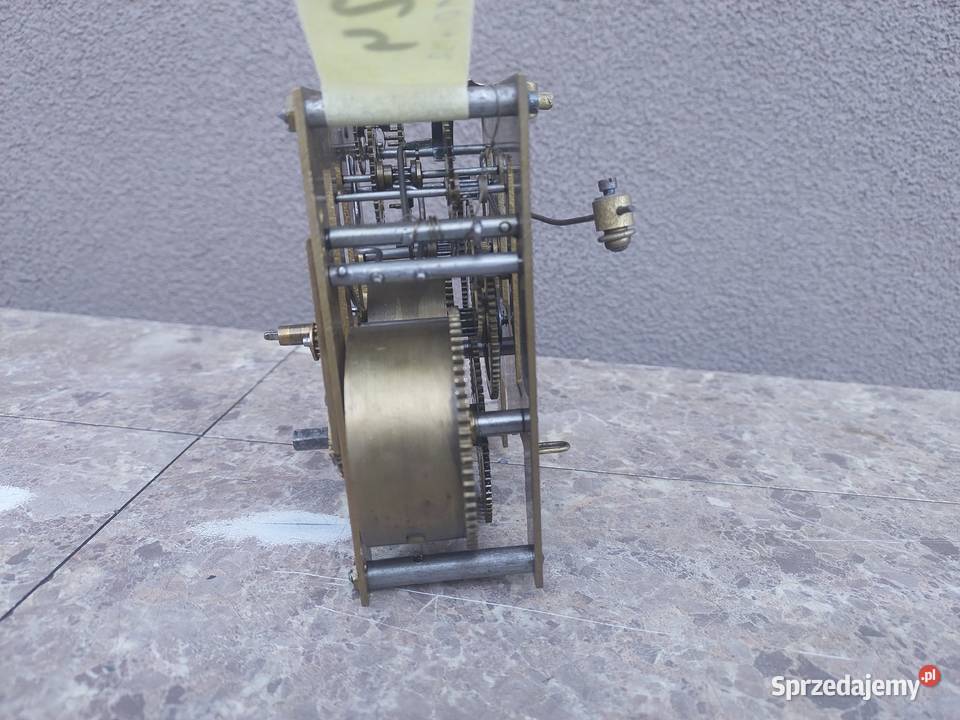 724 Mechanizm starego zegara ściennego Junghans Tczew