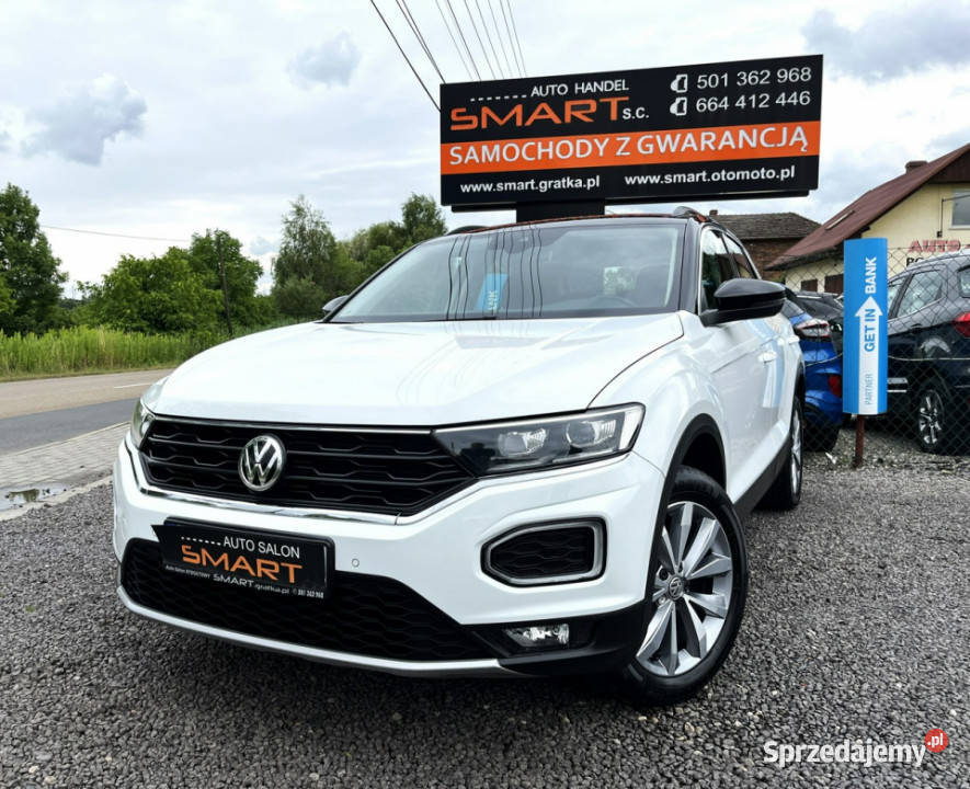 Volkswagen TRoc Kamera Full Led Benzyna Alufelgi wielofunkcyjna kierownica Rydułtowy