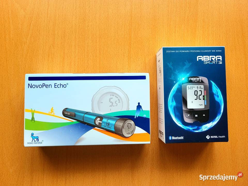 NovoPen Echo Pen insulinowy Wstrzykiwacz Blue łódzkie Piotrków Trybunalski