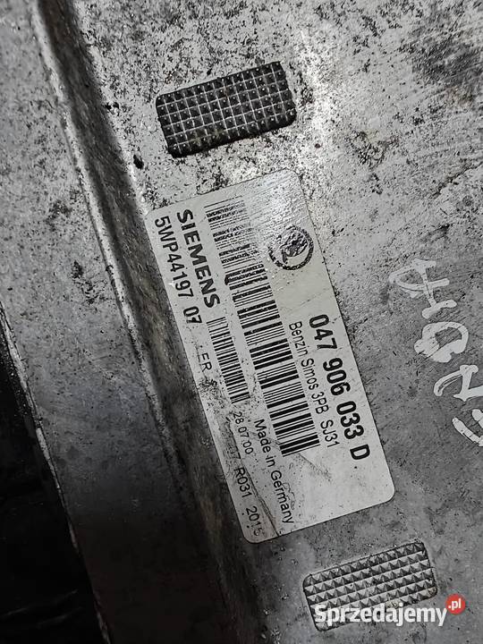 Sterownik silnika fabia 14 mpi 047 906 033 D Puławy