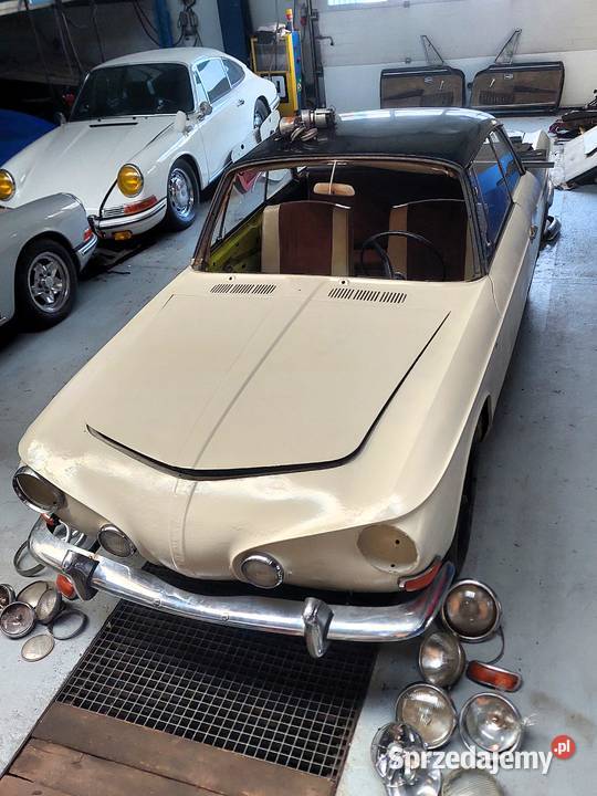 VW Karmann Ghia 34 z 1963 roku z dużą ilością części