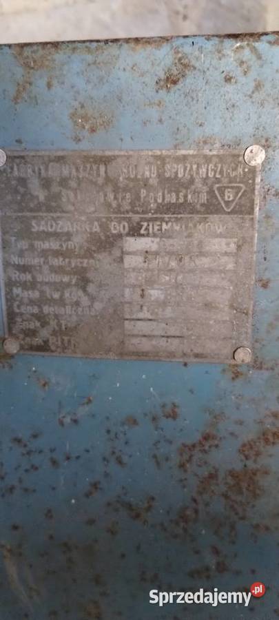 Sadzarka do ziemniaków świętokrzyskie Łowinia