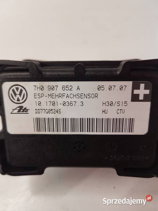 CZUJNIK MODUŁ SENSOR ESP AUDI VW SEAT 7H0907652A osobowe Przystajń sprzedam