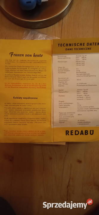 Żelazko na parę z NRD Jedno z pierwszych