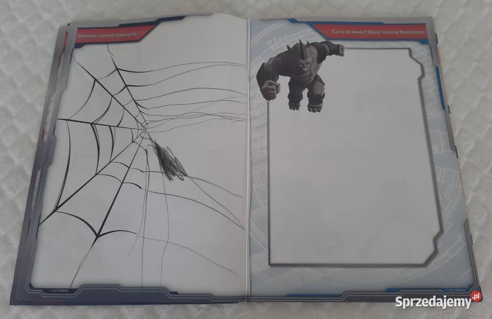 Marvel Ultimate SpiderMan gry zabawy Zielona ISBN 9788379833047 Książki dla dzieci śląskie Czeladź