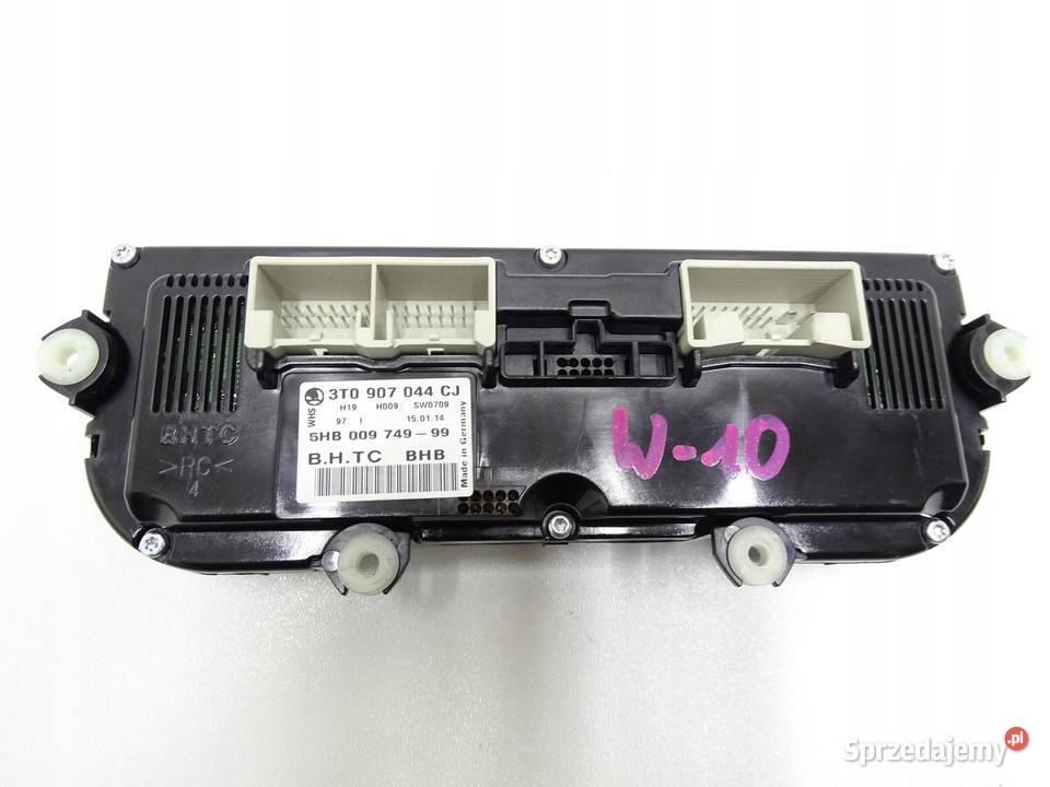 PANEL KLIMATYZACJI 3T0907044CJ SKODA SUPERB II Panele sterowania, przełączniki