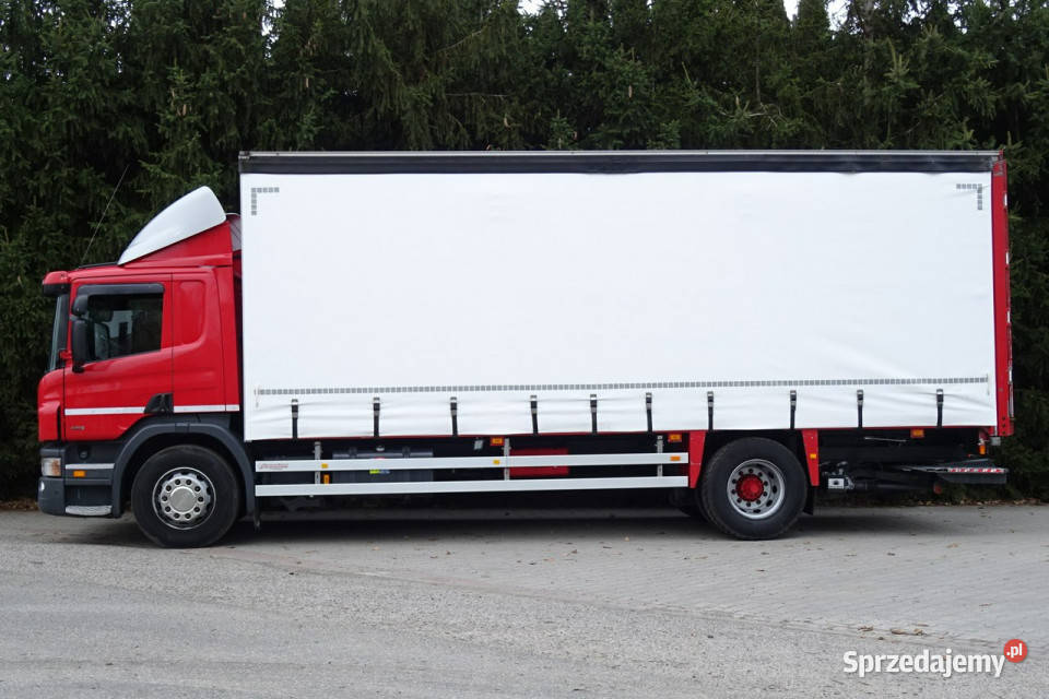 Scania P250 Euro 6 sypialna firanka 18pal winda 9200cm3 Samochody ciężarowe Góra Kalwaria