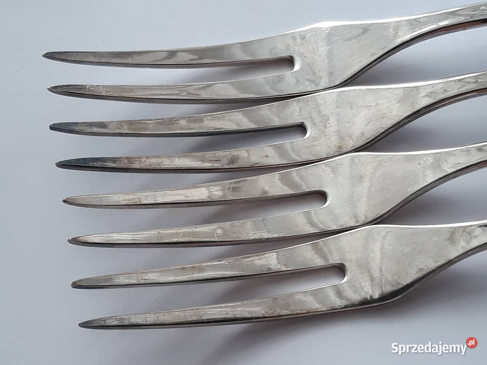 Posrebrzany widelec serwingowy do wędlin mięs Pozostałe Dąbrowa Górnicza sprzedam