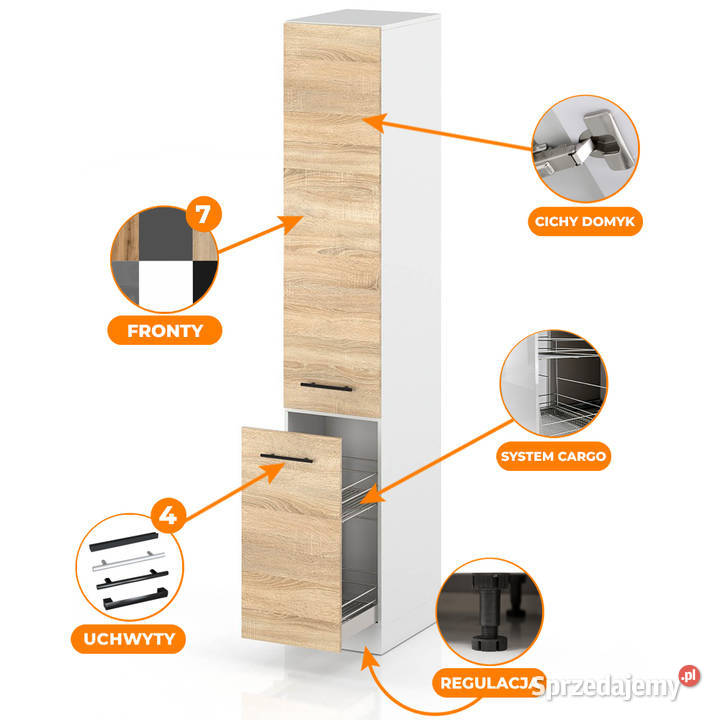 Słupek Kuchenny Stojący 30 Szafka Cargo S30 Elbląg sprzedam