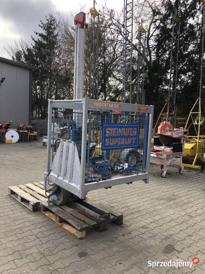 Winda budowlana wyciąg Steinweg Superlift 200 wielkopolskie Ślesin