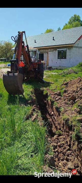 Usługi koparką koparko ładowarką Rzeszotary