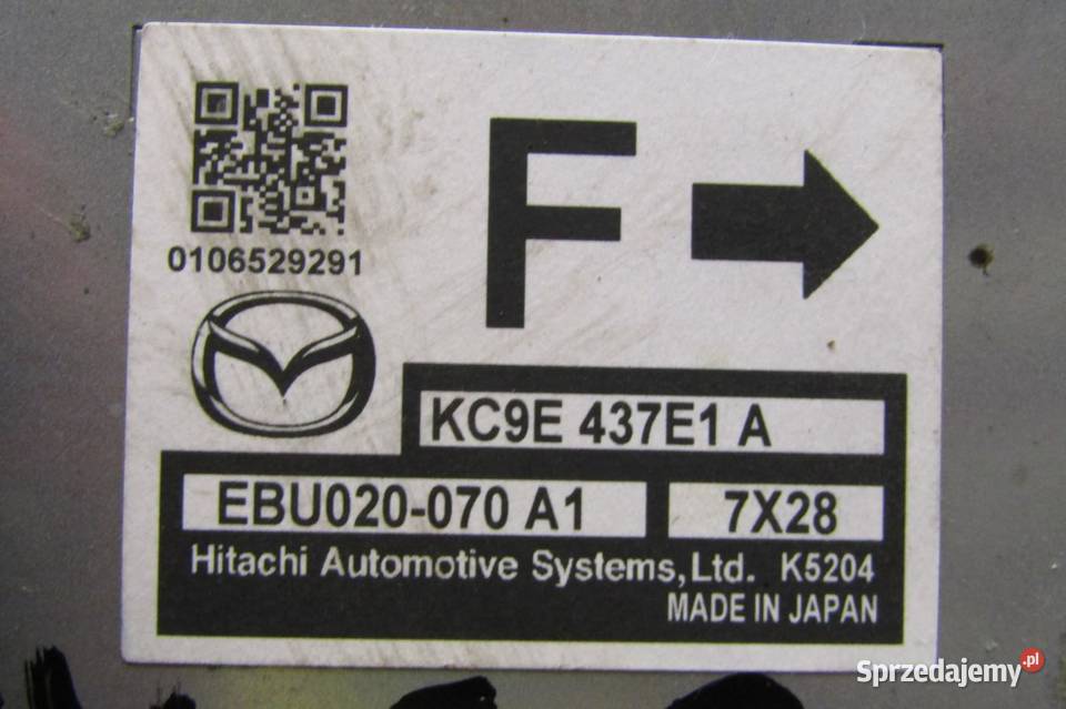 MODUŁ STEROWNIK HAMULCA RĘCZNEGO MAZDA CX5 CX5 osobowe Komputery lubelskie sprzedam