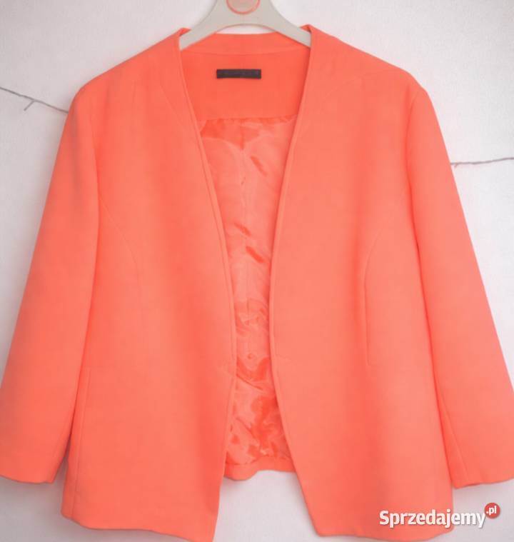 Żakiet damski koralowy 2XL4416