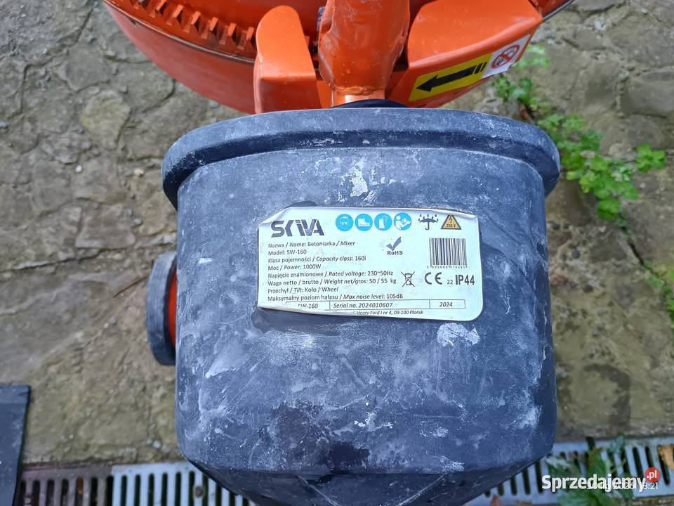 Betoniarka SKIVA SW160 Tresna sprzedam