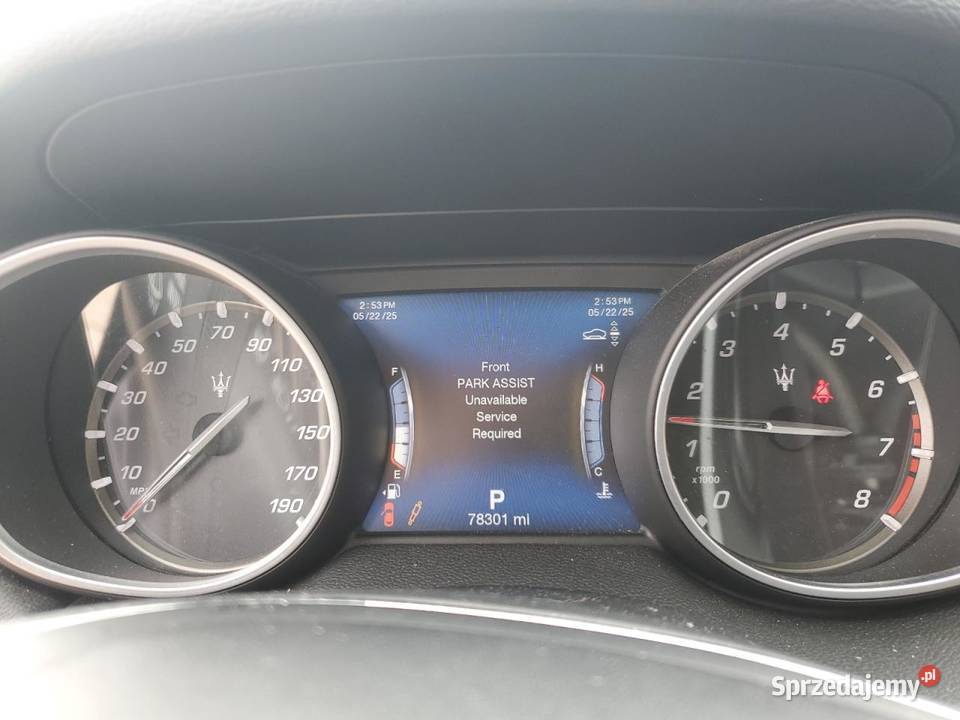 MASERATI LEVANTE 2019 nieuszkodzony Bełchatów