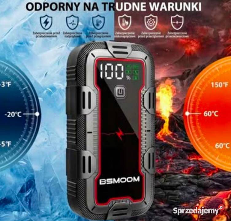 Urządzenie rozruchowepowerbank booster 12800mAh