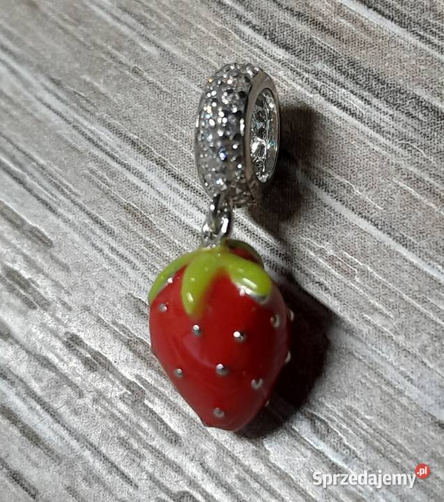 Pandora Charm Moments zawieszka truskawka Warszawa