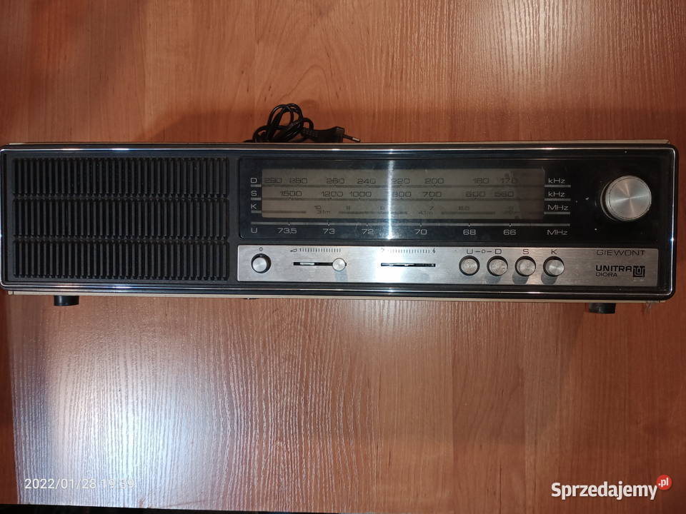 Stare radio Giewont PRL Unitra Diora Kielce