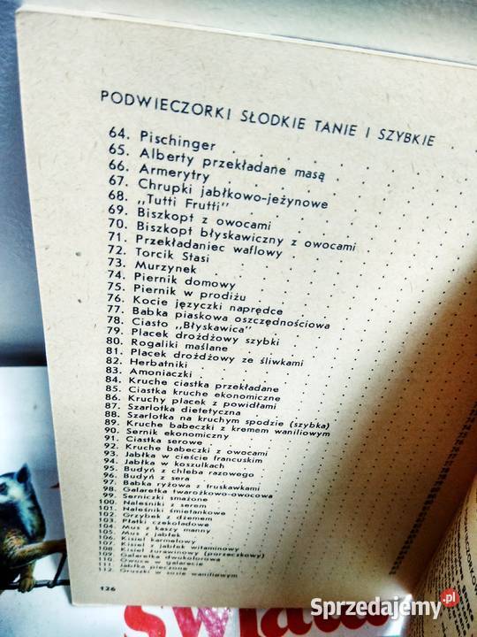 Podwieczorki nie słodkie kuchnia przepisy Warszawa