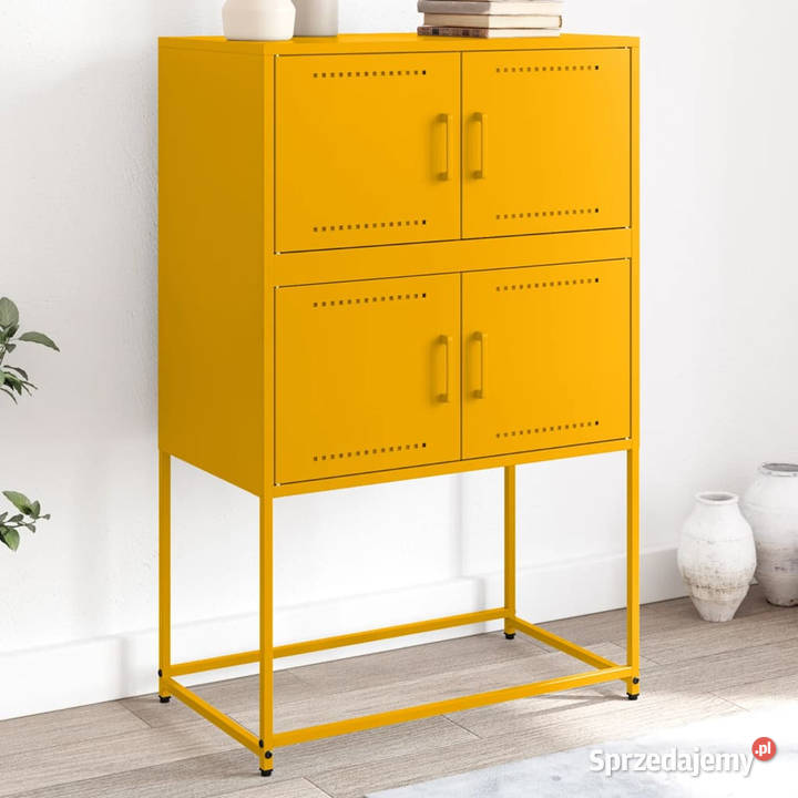 Szafka musztardowa 685x385x107 stal WM846485 Pozostałe