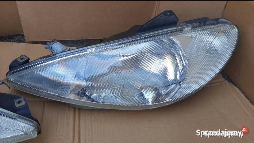 Reflektor lampa przód lewa prawa peugeot 206 oe Szczecin sprzedam