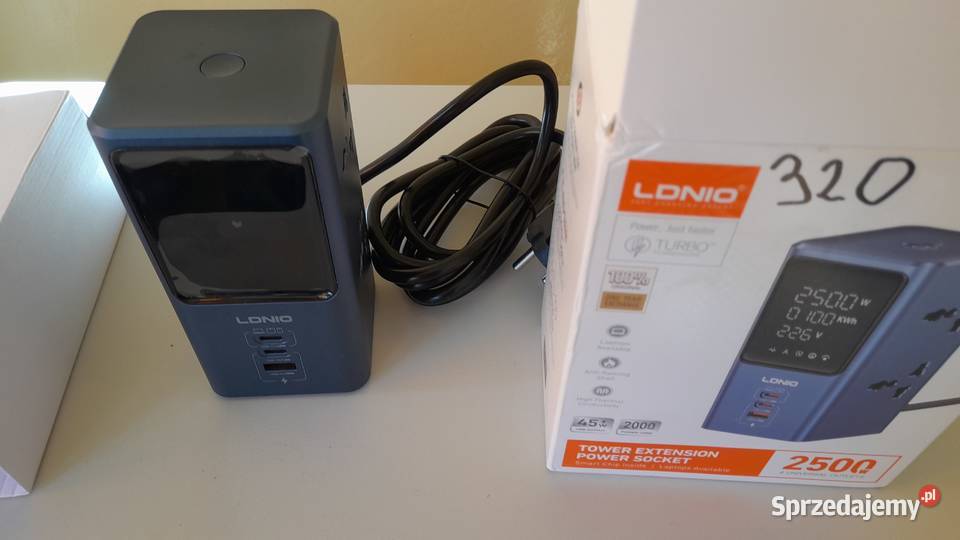 Power bank 2500W LONIO 140W szybkie ładowanie łódzkie Szadek