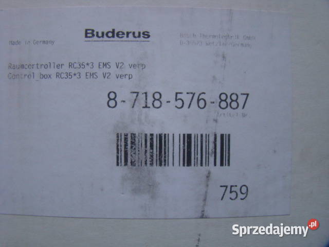 sterownik Buderus RC 35