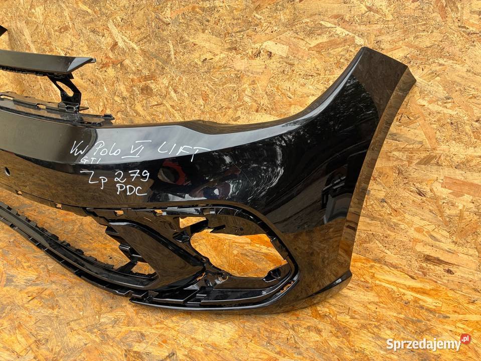 VW Polo 6 VI Lift GTI ZDERZAK PRZÓD PRZEDNI PDC Słowikowo