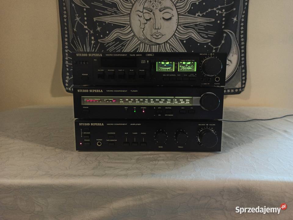 Wieża miniwieża STUDIO SUPERLA ładny zestaw dolnośląskie Kamienna Góra