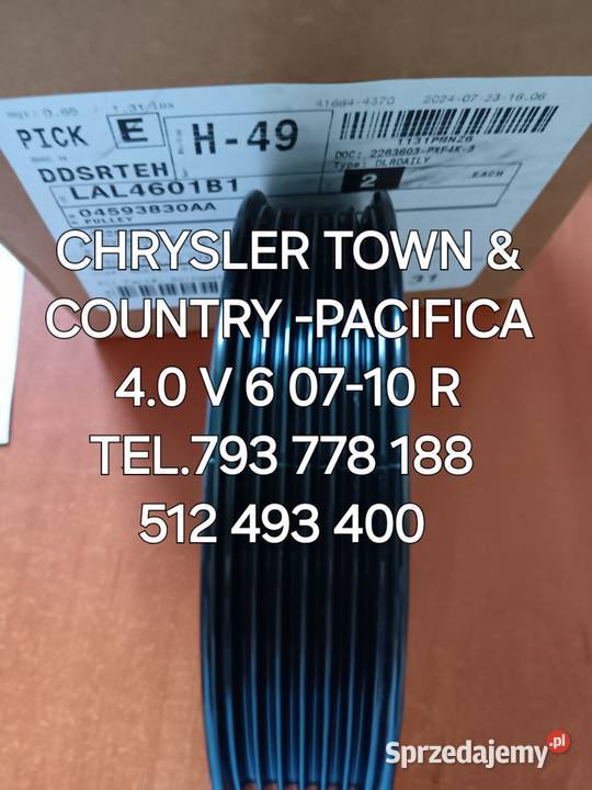 NOWE KOŁO PASOWE POMPY WSPOMAGANIA CHRYSLER Kawnice sprzedam