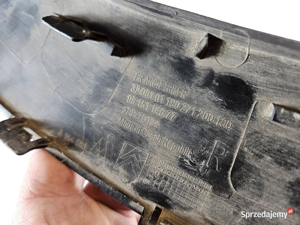 CITROEN C3 III LISTWA PRAWA ZDERZAKA PRZÓD osobowe Międzychód